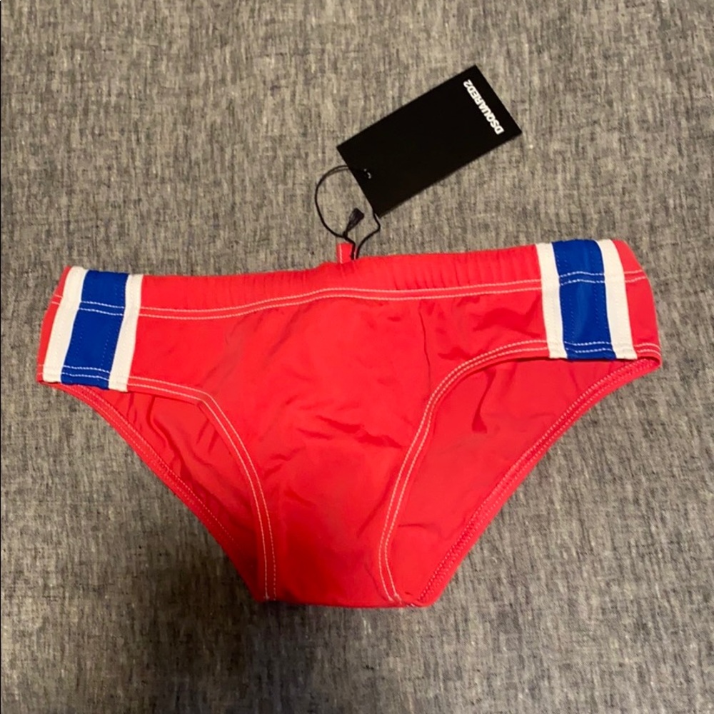 Pink dsquared speedo